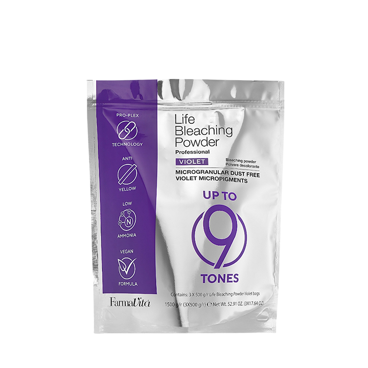Purple Life Bleaching Powder for Hair 500 gm